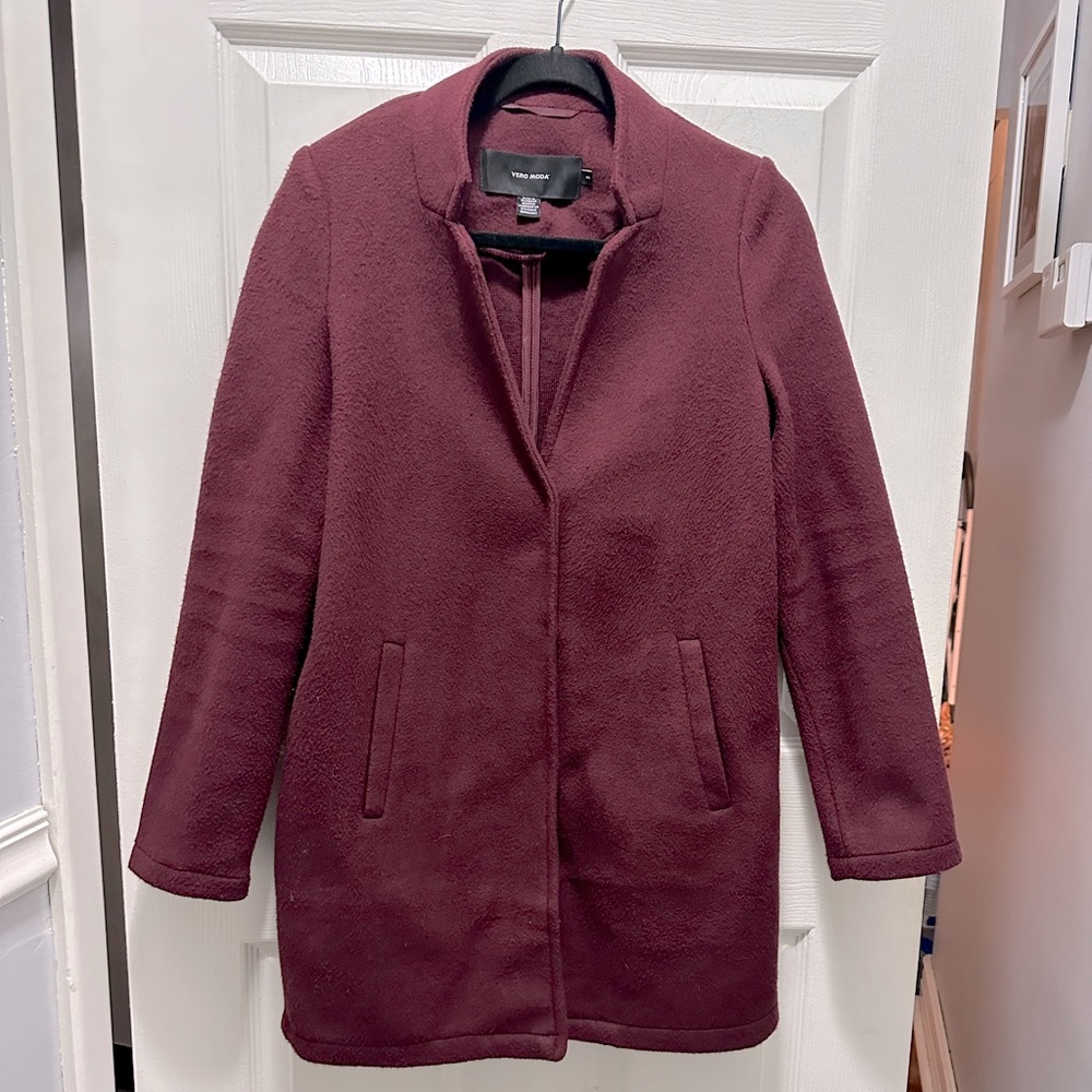 Fall knit 3/4 length jacket